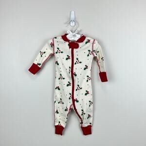 Hanna Andersson Festive Holly Pajamas 60 cm 3-6 Months